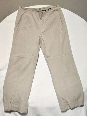 Caslon Straight Leg Pants in Beige Size 12